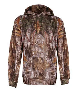 1454 Badger Adult BT5 Performance Fleece Poly Hoodie Force Camo