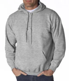 18500 Gildan Adult Heavy BlendHooded Sweatshirt Sport Grey (50/50)