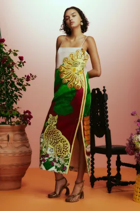 Alemais Tiger Slip Dress Size 12