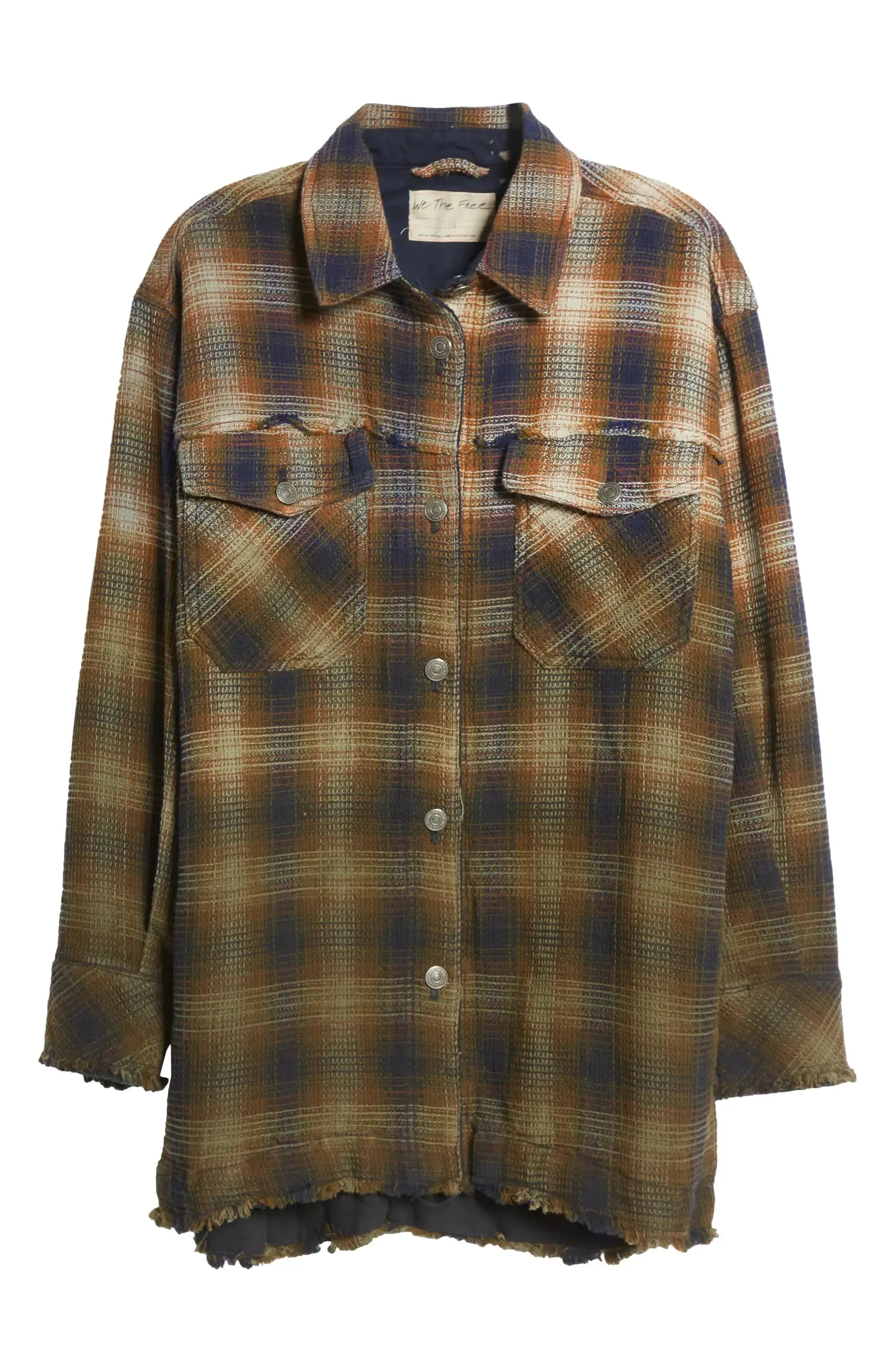 Anneli Plaid Shirt Jacket