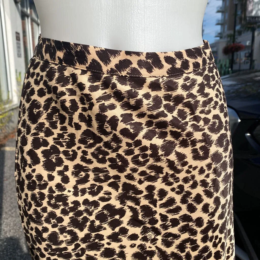 Anthropologie satin midi skirt 10