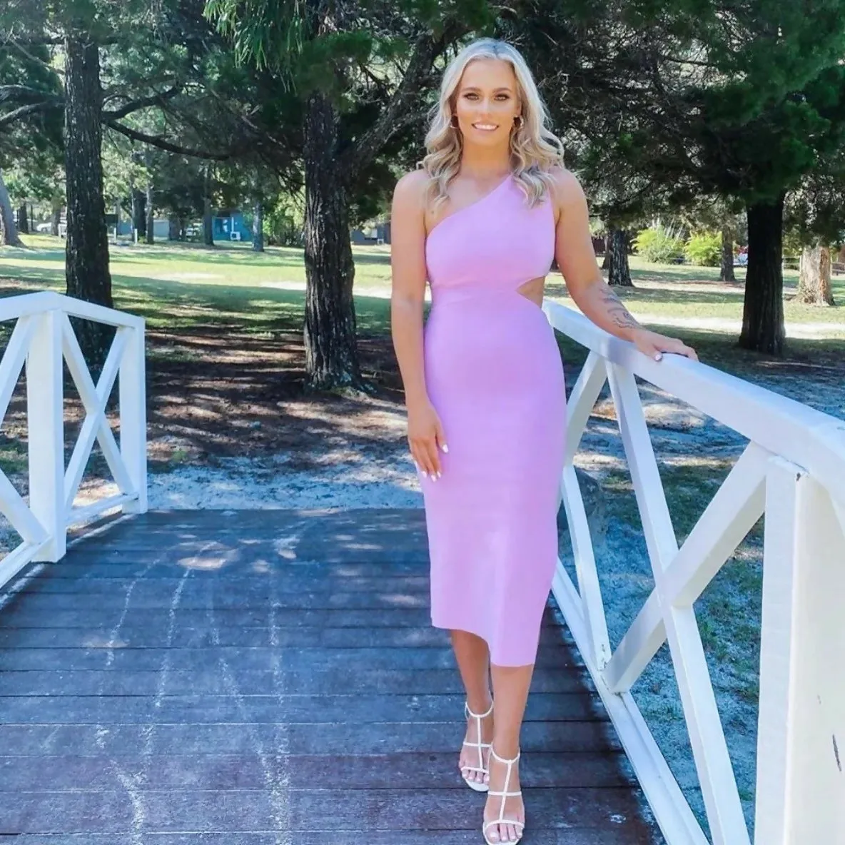 Bec & Bridge Alessandra Asymmetrical Dress