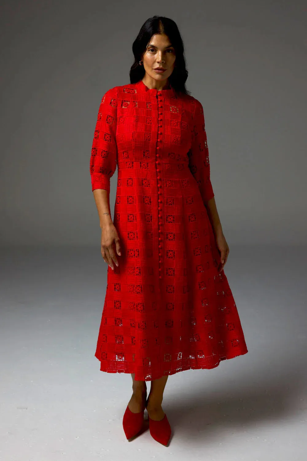 Beguile Dress  -  Fire
