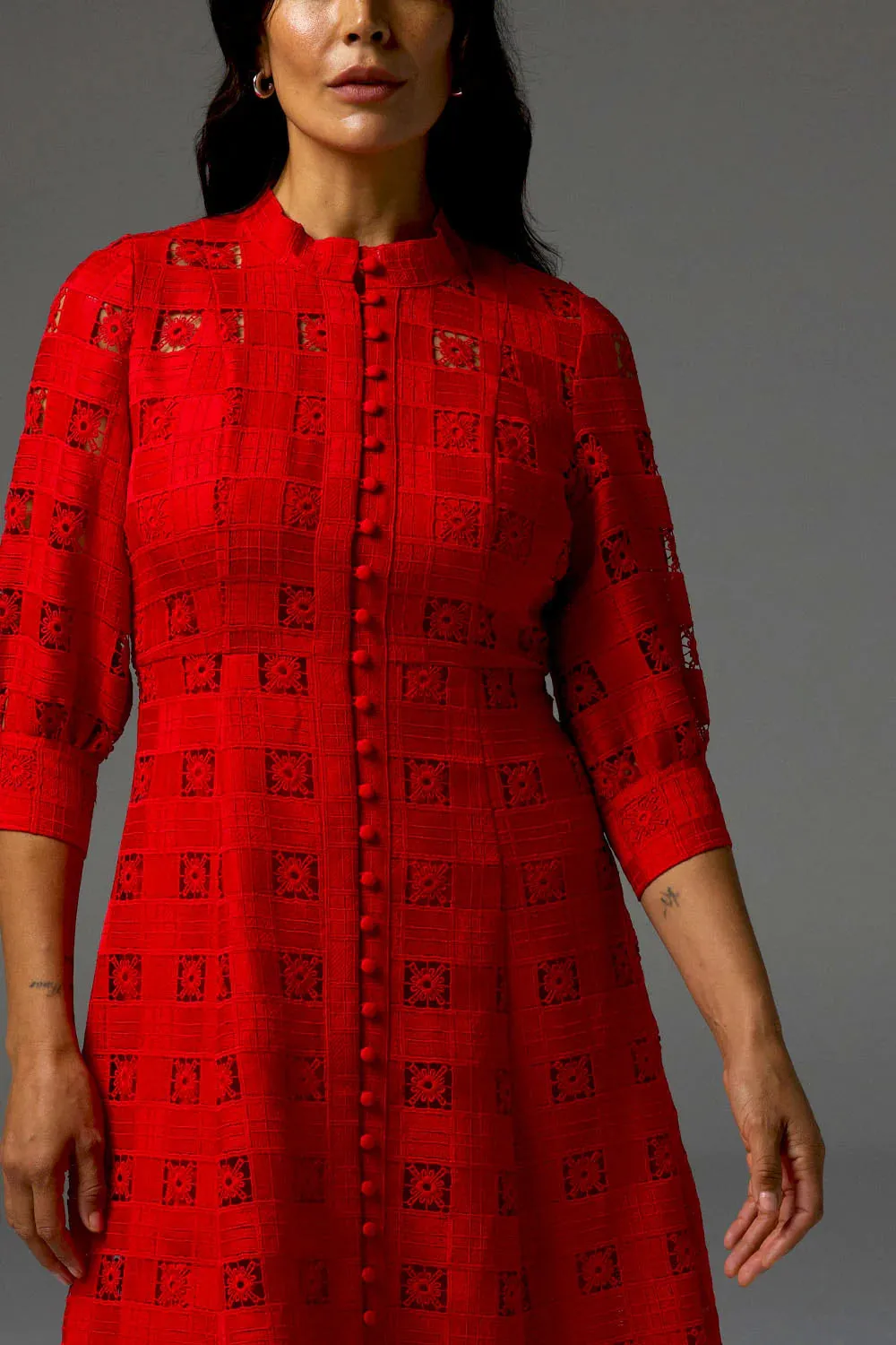 Beguile Dress  -  Fire