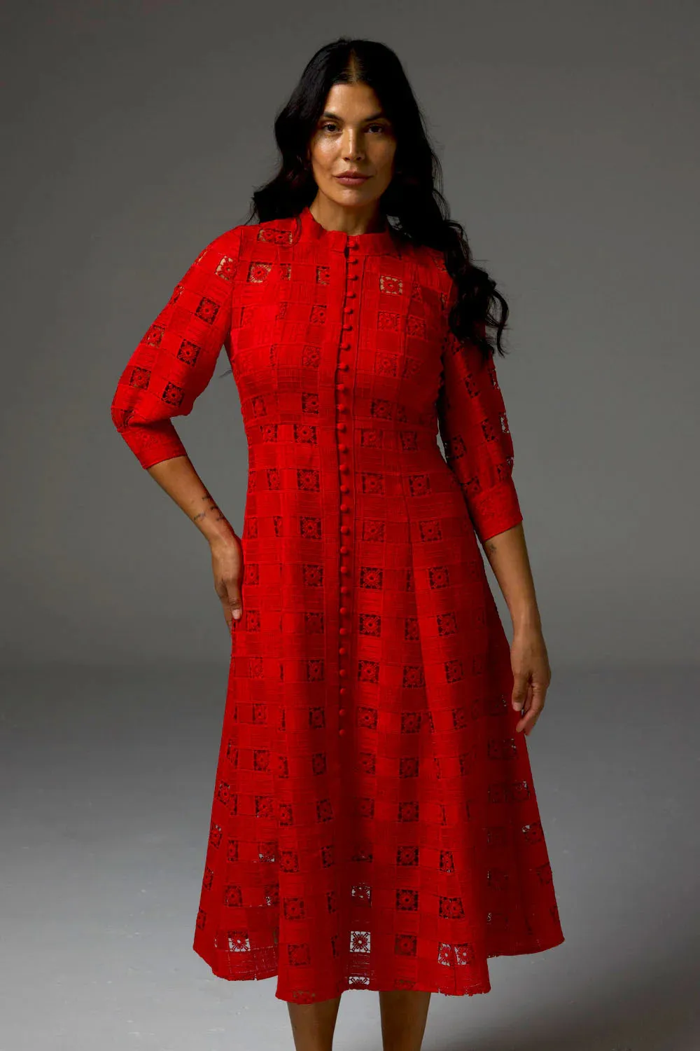 Beguile Dress  -  Fire