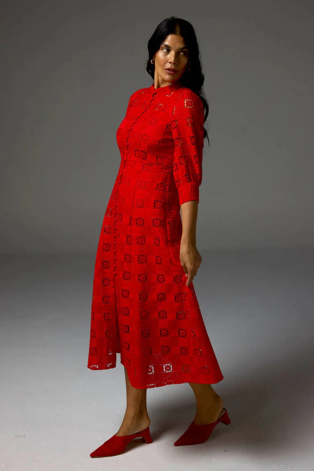 Beguile Dress  -  Fire
