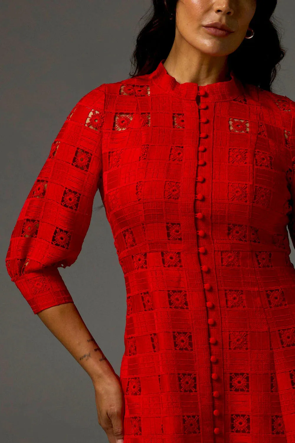 Beguile Dress  -  Fire