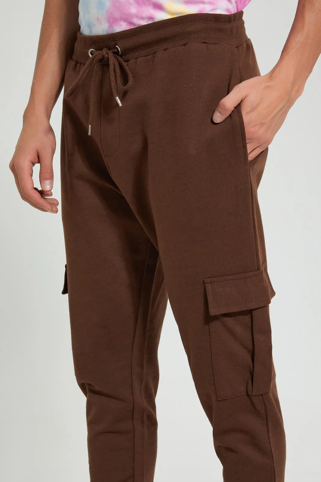Brown Cargo Jogger