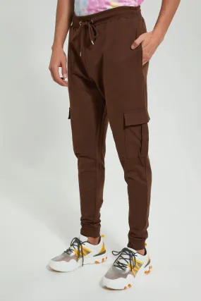 Brown Cargo Jogger