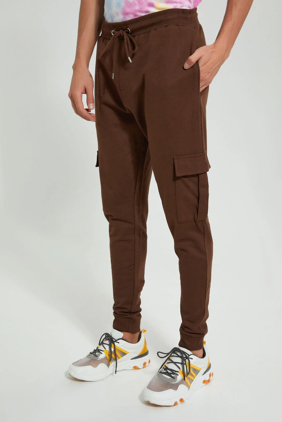 Brown Cargo Jogger