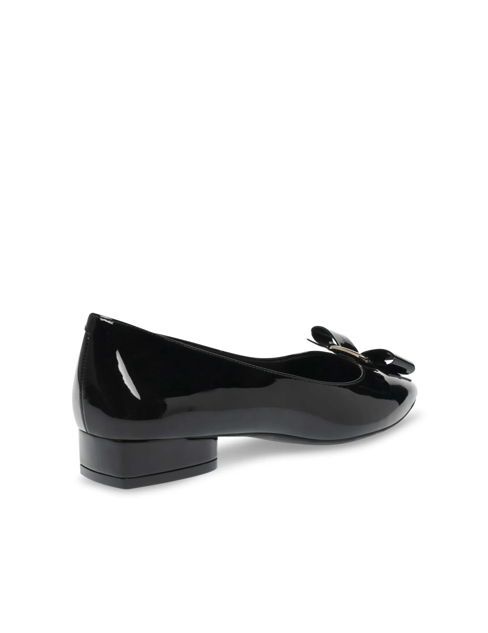 Charleston Black Patent Leather Anne Klein Ballet Flats
