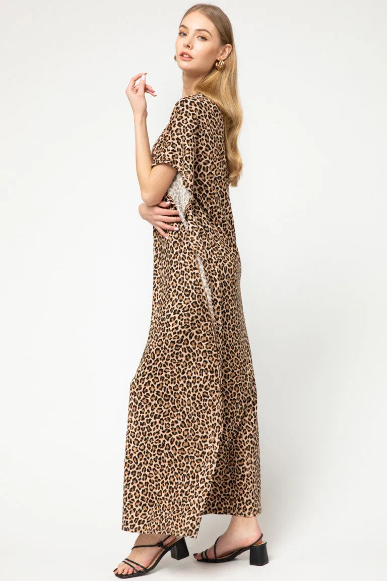 Cheetah One Shoulder Dress