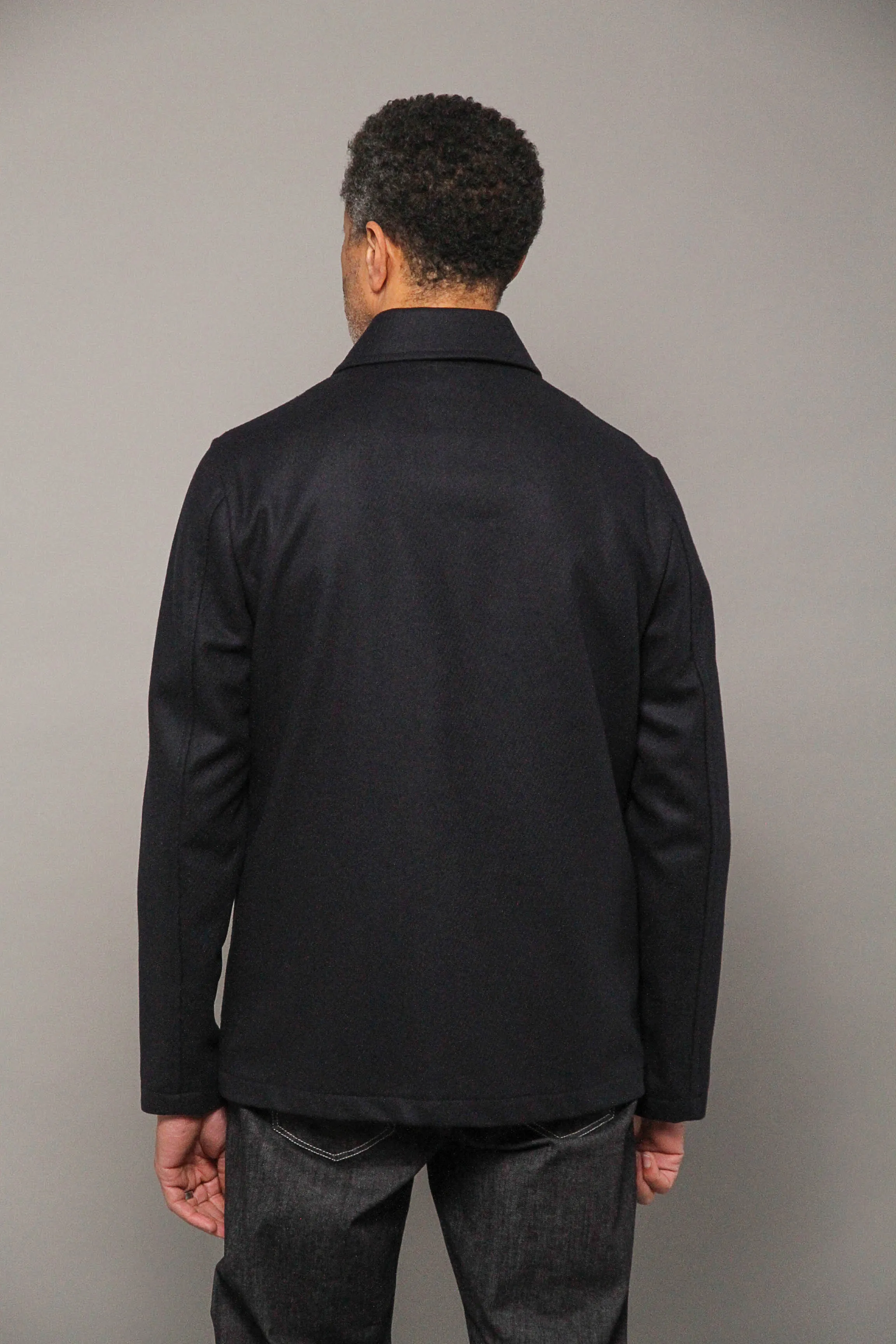 Chiltern Shacket - Dark Navy Twill