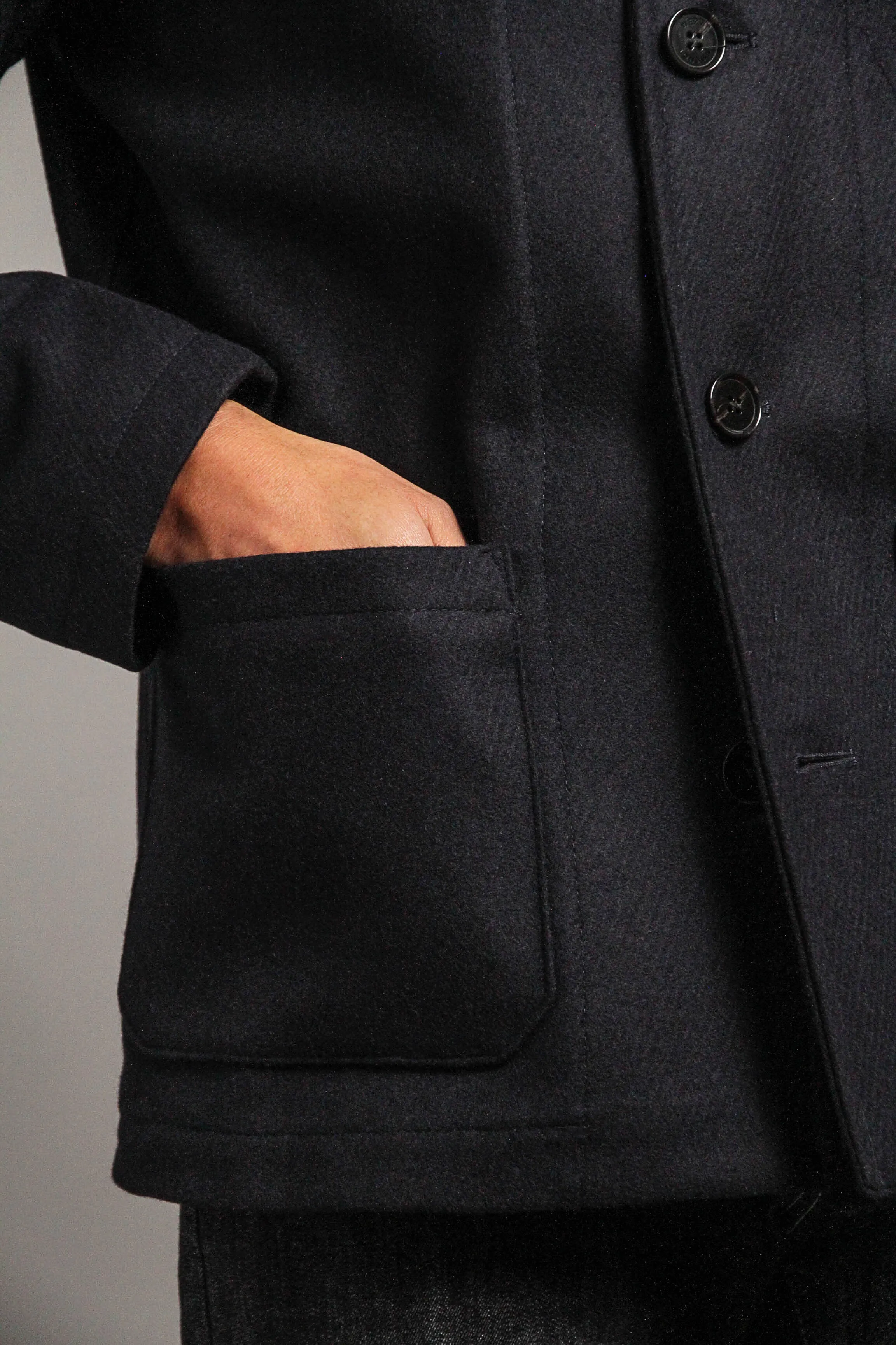 Chiltern Shacket - Dark Navy Twill