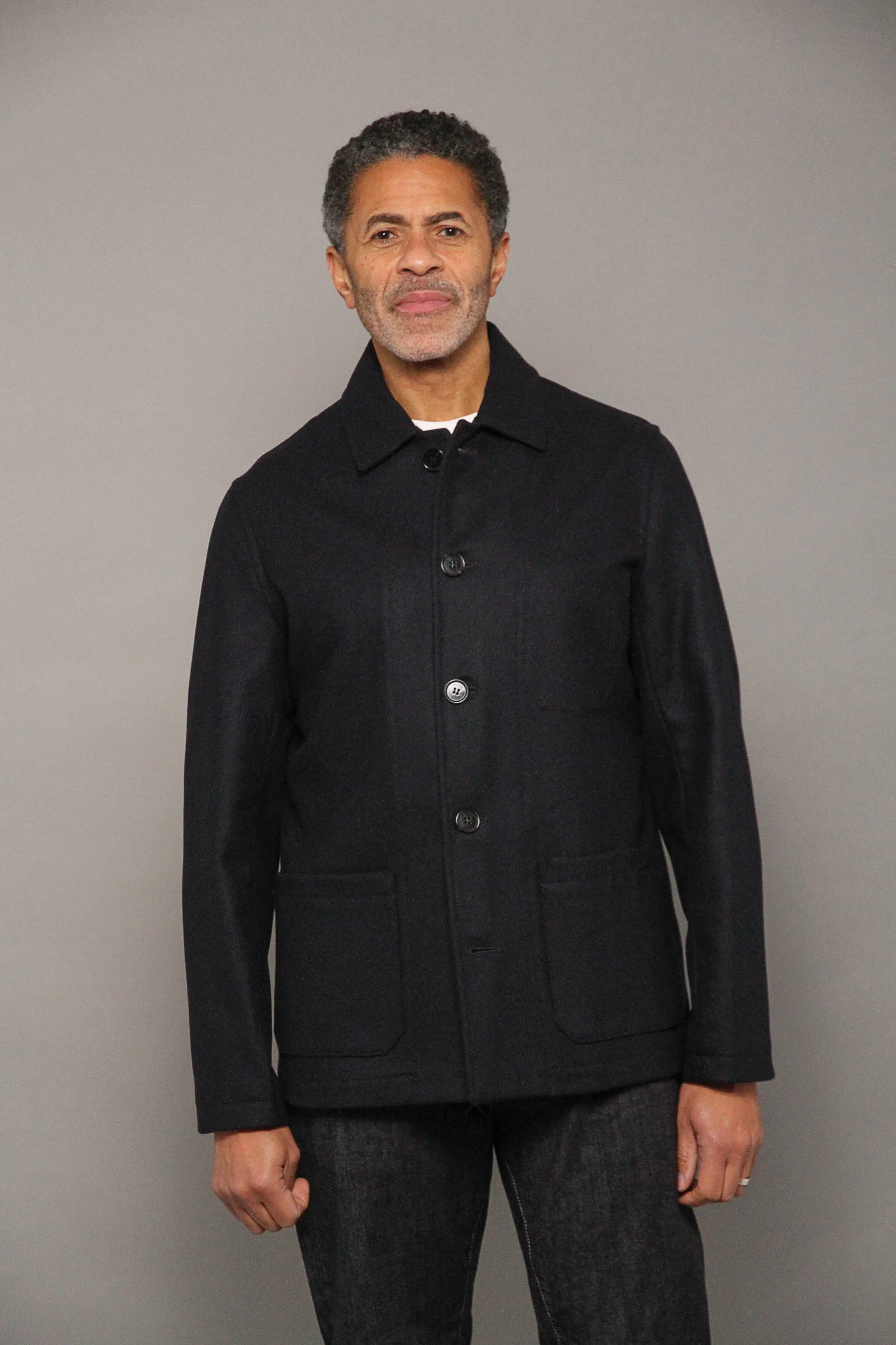 Chiltern Shacket - Dark Navy Twill