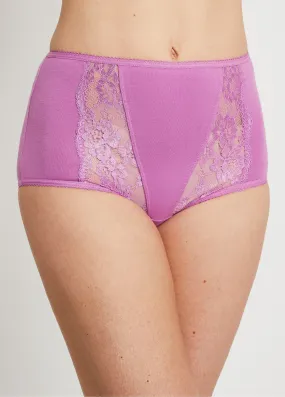 Culotte taille haute dentelle - lot de 3