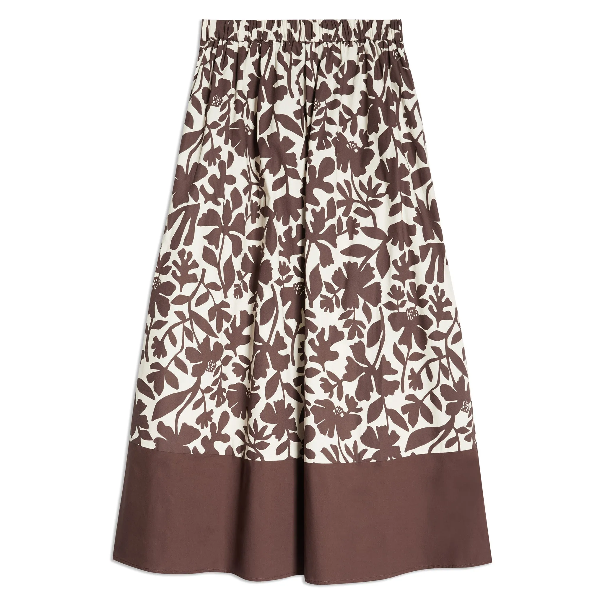 Cut Out Floral Skirt