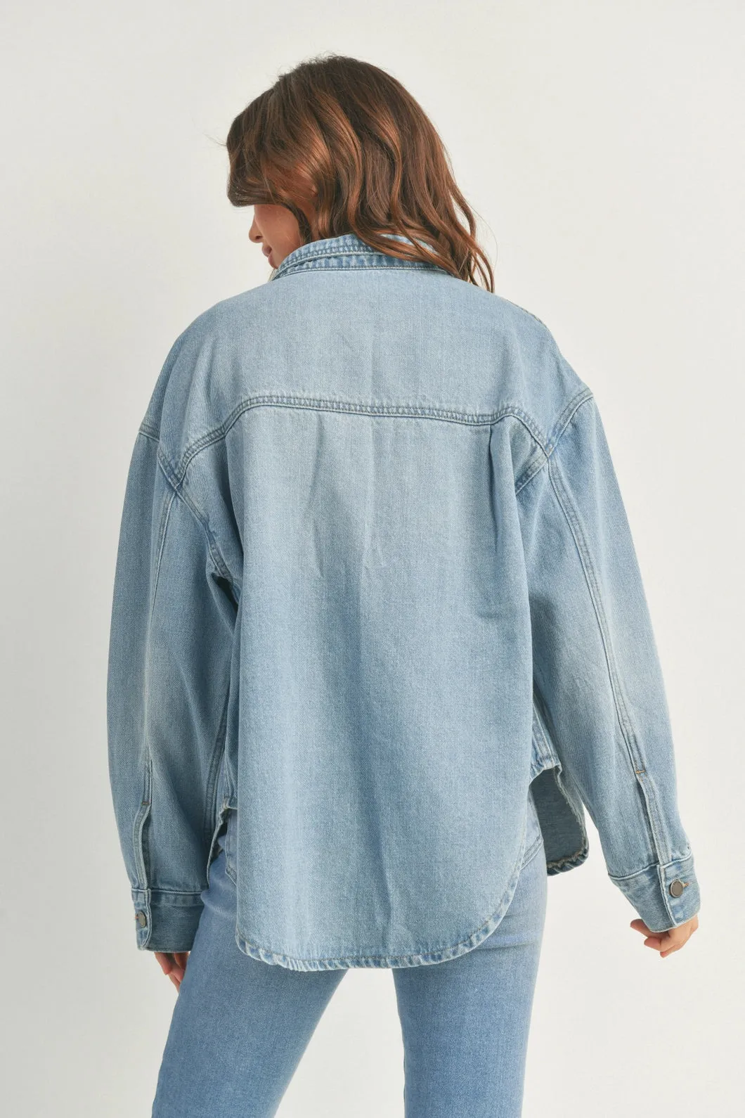 Delayna Denim Shacket