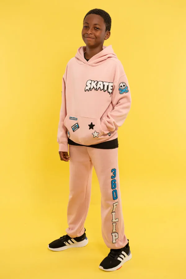 Design Your Own Patched Pullover Hoodie