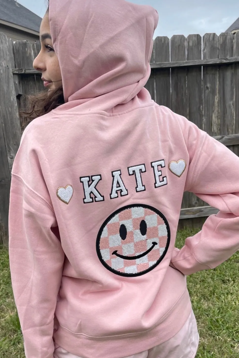 Design Your Own Patched Pullover Hoodie