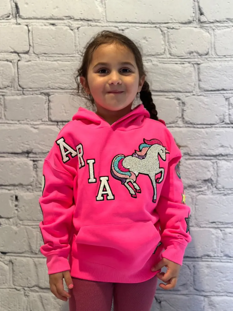 Design Your Own Patched Pullover Hoodie