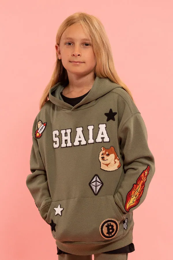 Design Your Own Patched Pullover Hoodie