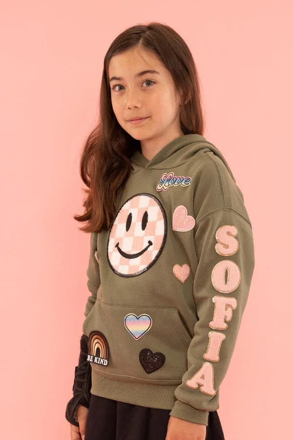 Design Your Own Patched Pullover Hoodie