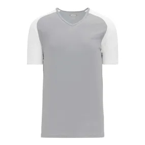Dryflex V-Neck Pullover Grey-White Jersey