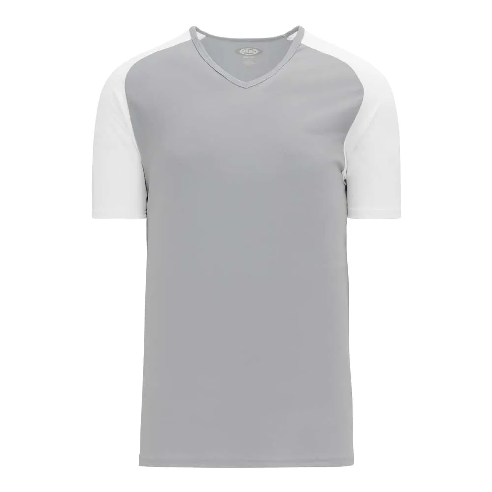 Dryflex V-Neck Pullover Grey-White Jersey