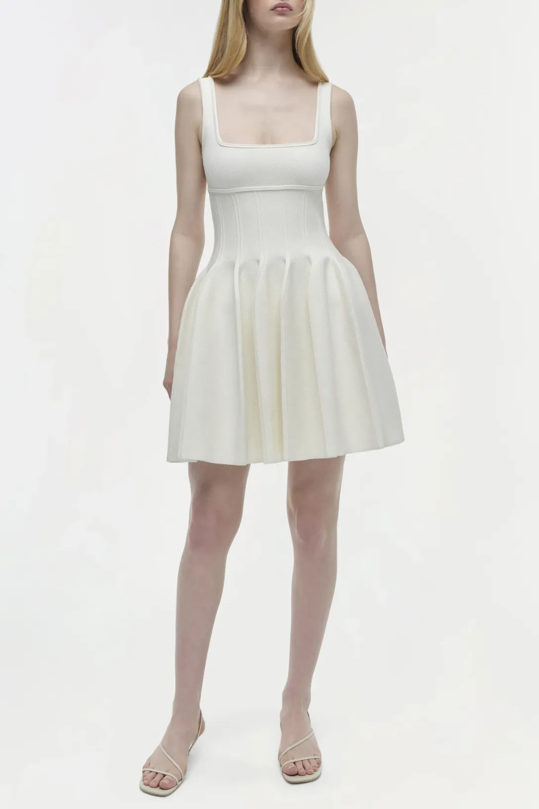 Elektra Knit Mini Dress | Ivory