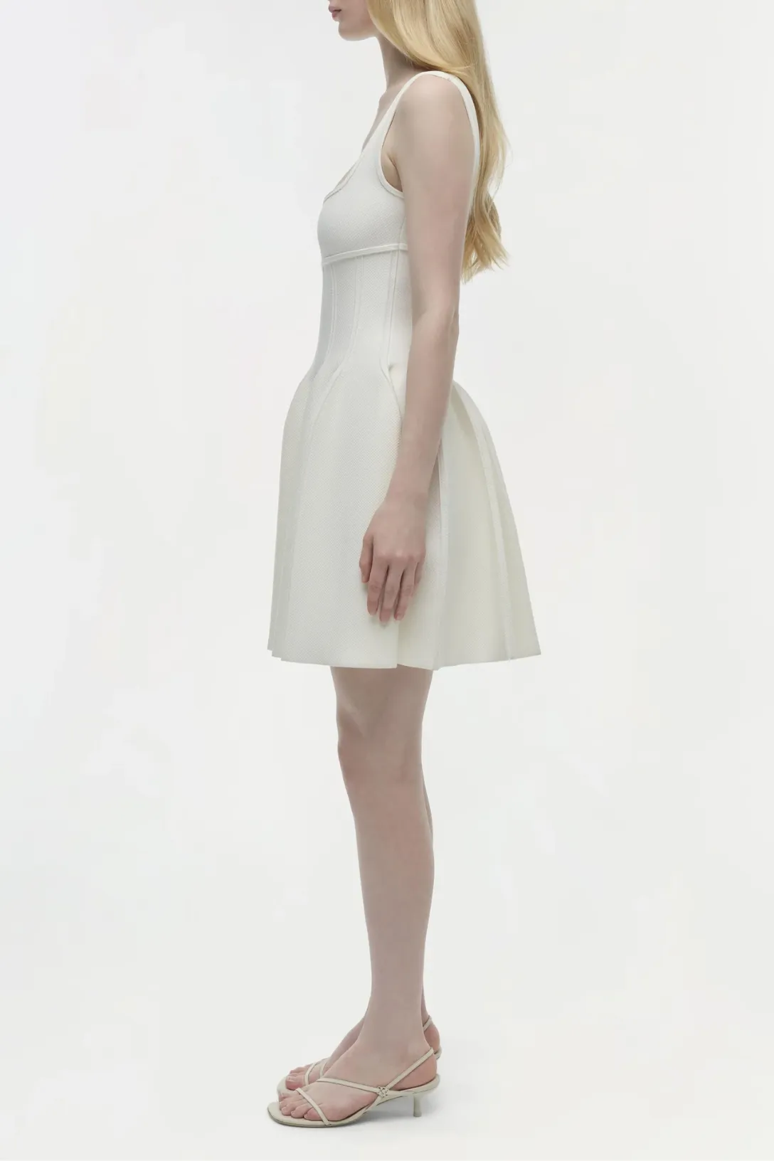 Elektra Knit Mini Dress | Ivory