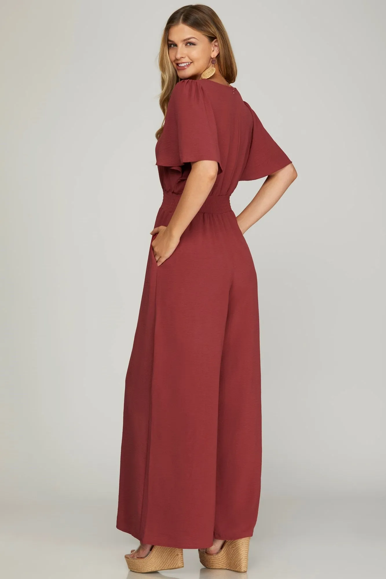 FINAL SALE My Ideal Outfit Wide Leg Jumpsuit