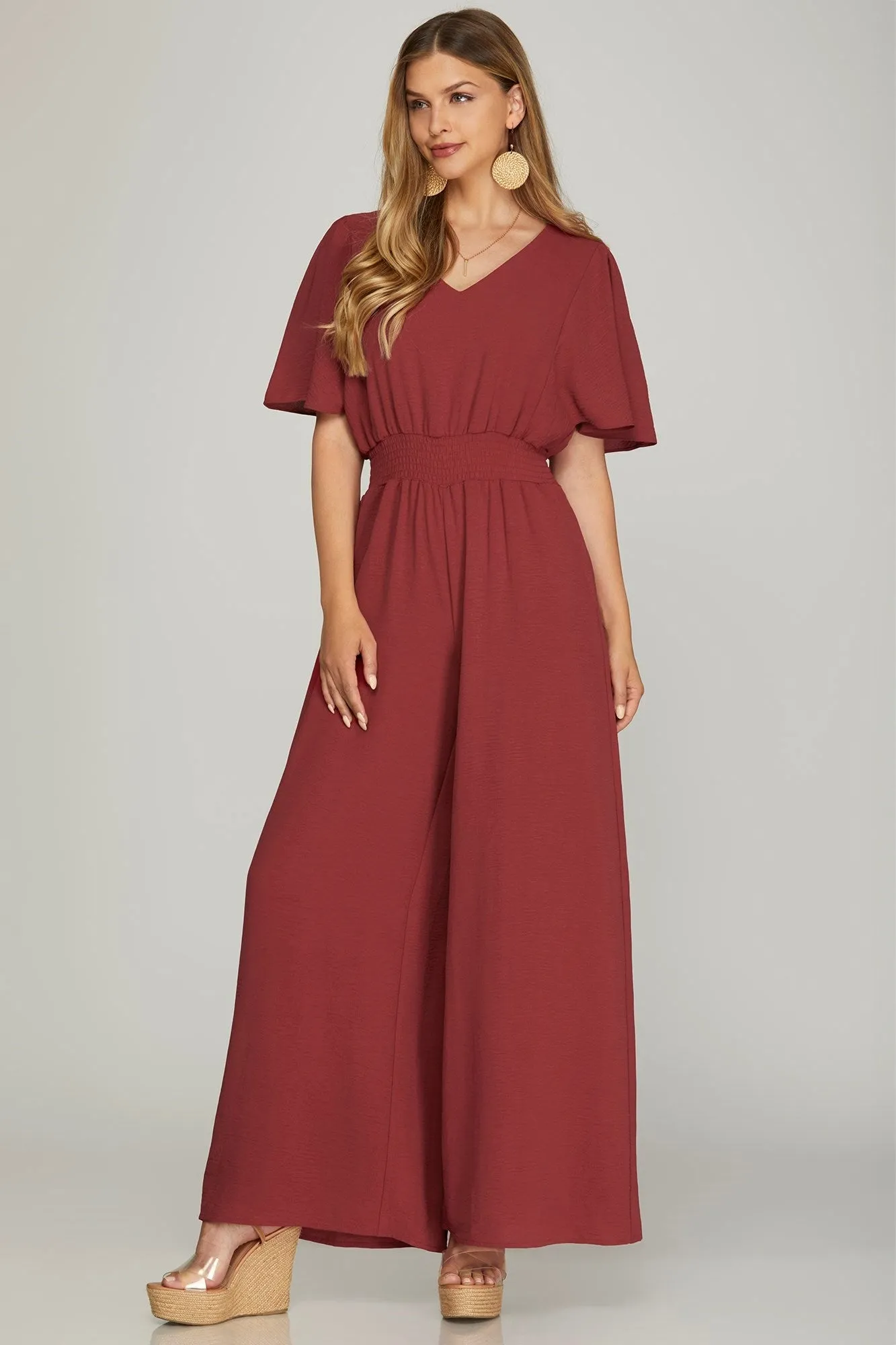 FINAL SALE My Ideal Outfit Wide Leg Jumpsuit