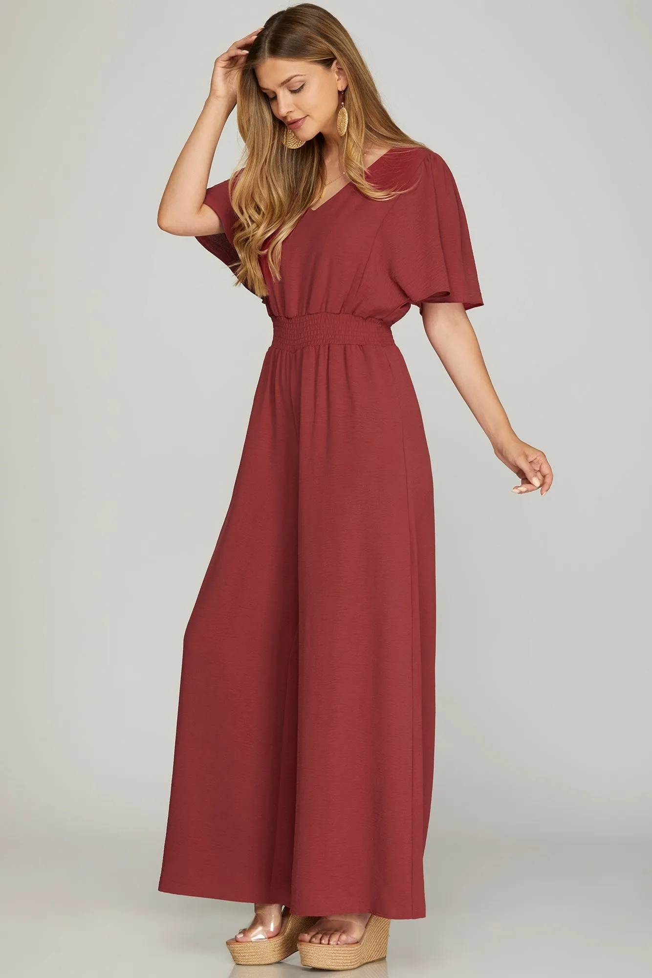 FINAL SALE My Ideal Outfit Wide Leg Jumpsuit
