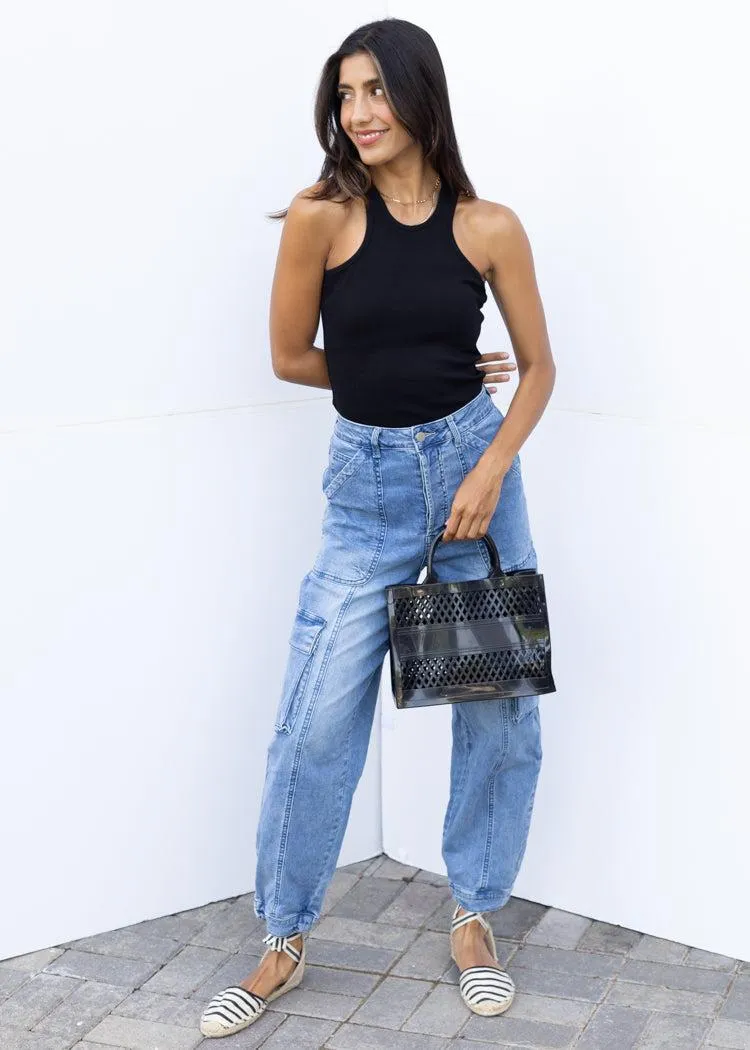 Grayson Denim Utility Jogger Pants