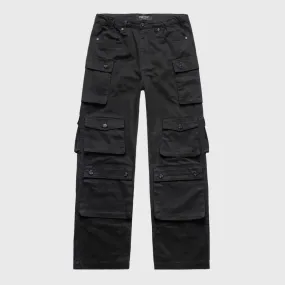 Homme   Femme "Bourne" Cargo Pants - Black
