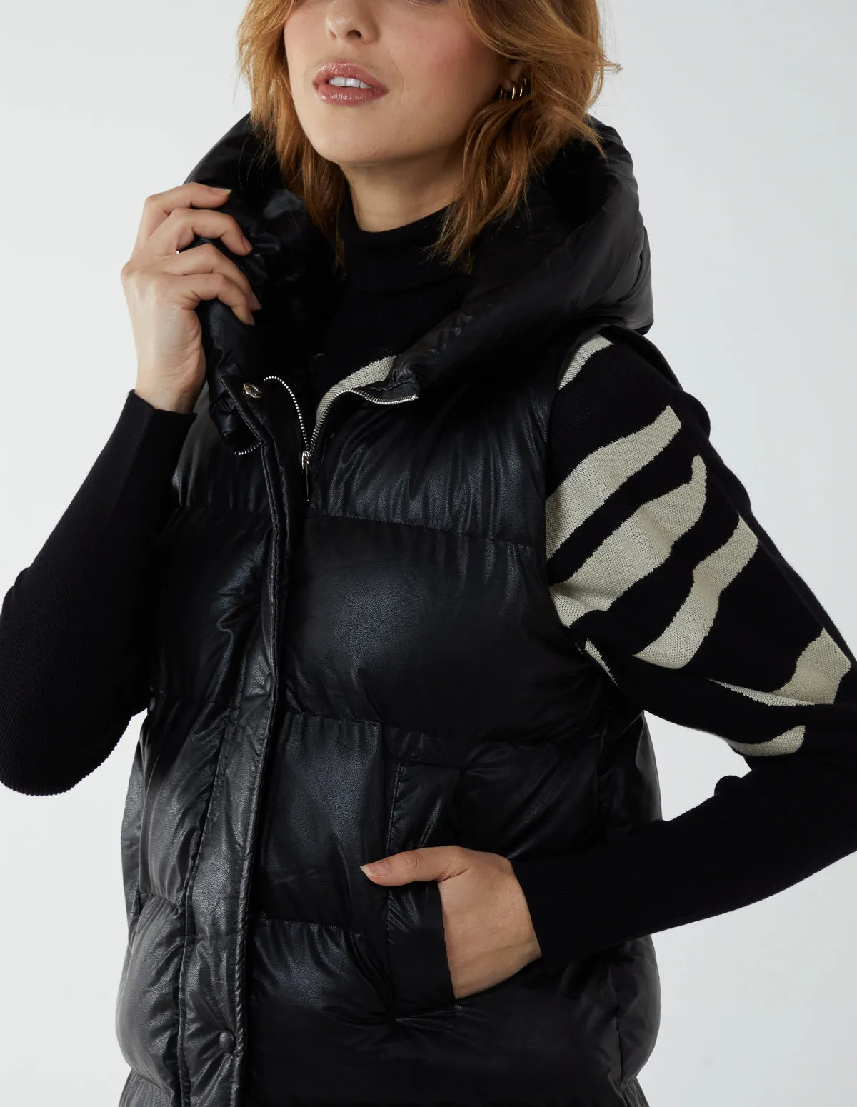 Hooded Puffer Gilet