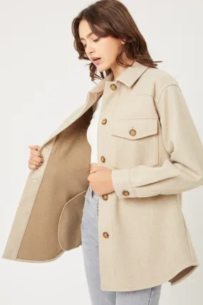 Julia Fleece Oversized Shacket
