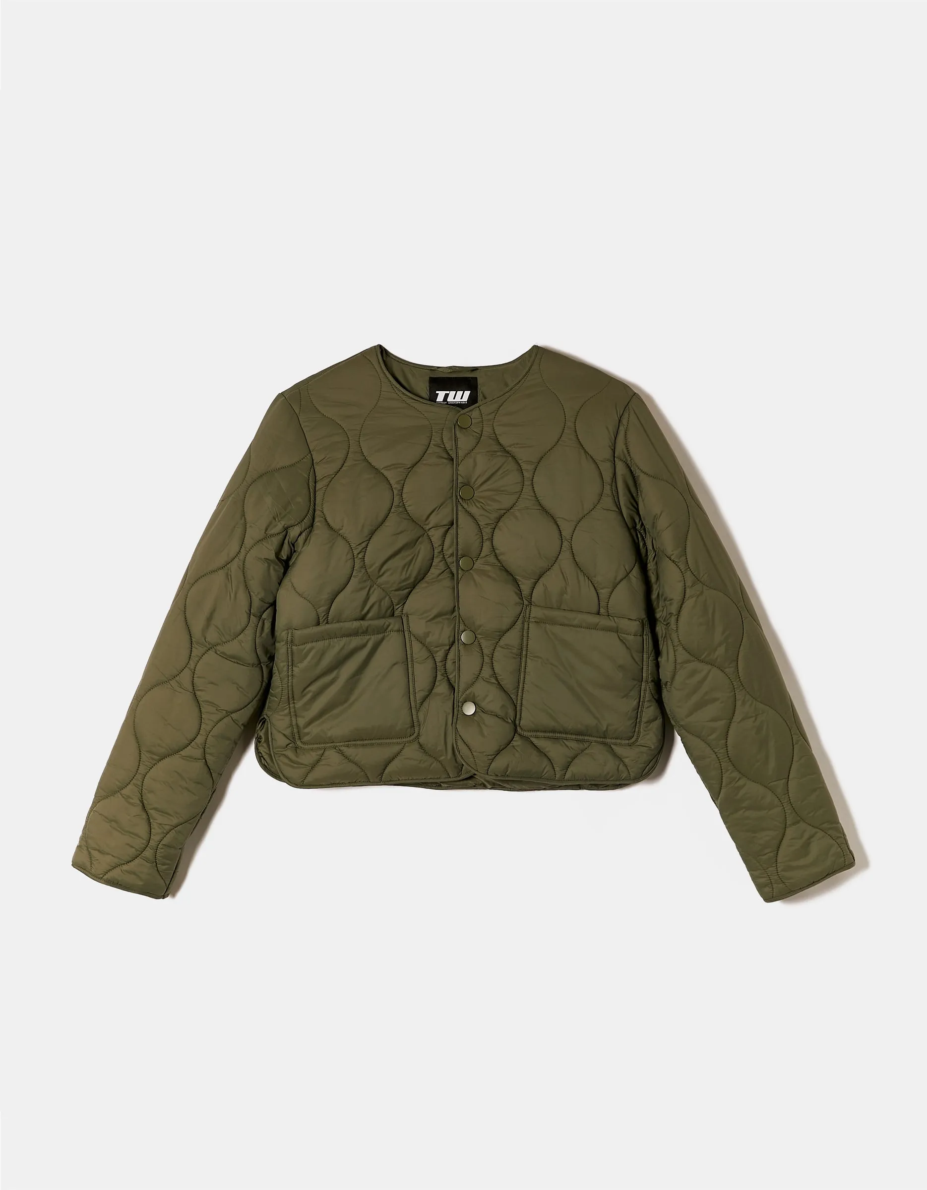 Khaki Light Padded Shacket