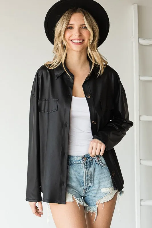 Lightweight Faux Shacket