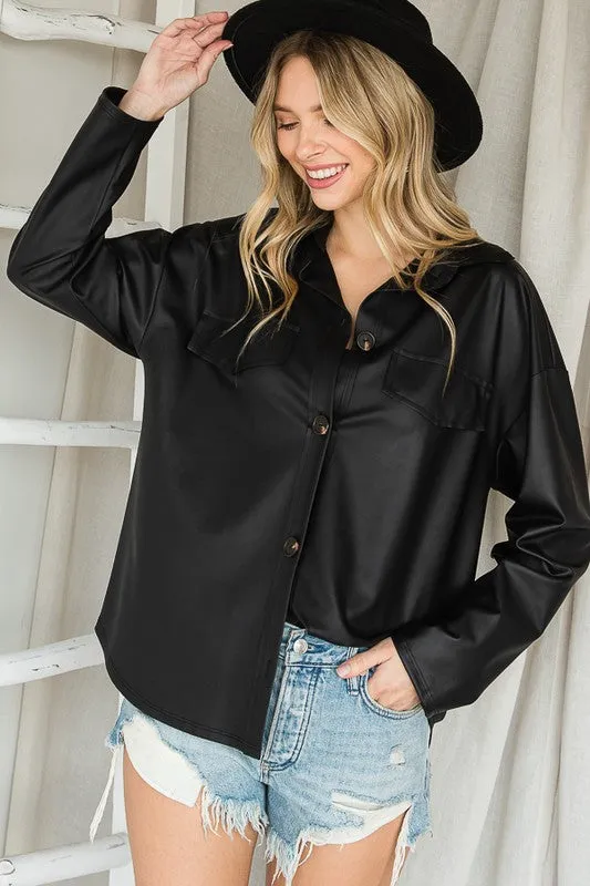 Lightweight Faux Shacket