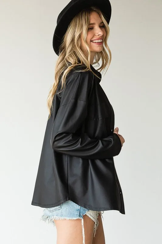 Lightweight Faux Shacket