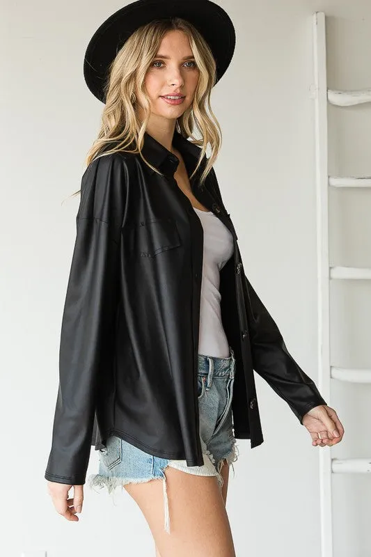 Lightweight Faux Shacket