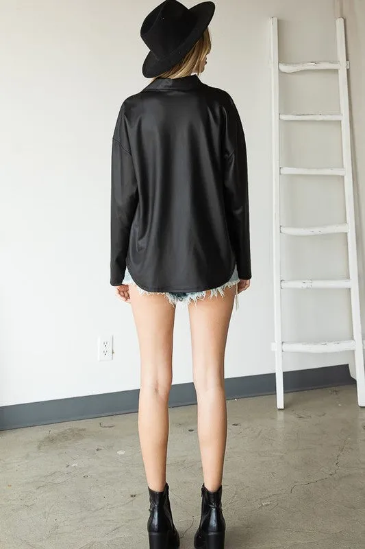 Lightweight Faux Shacket