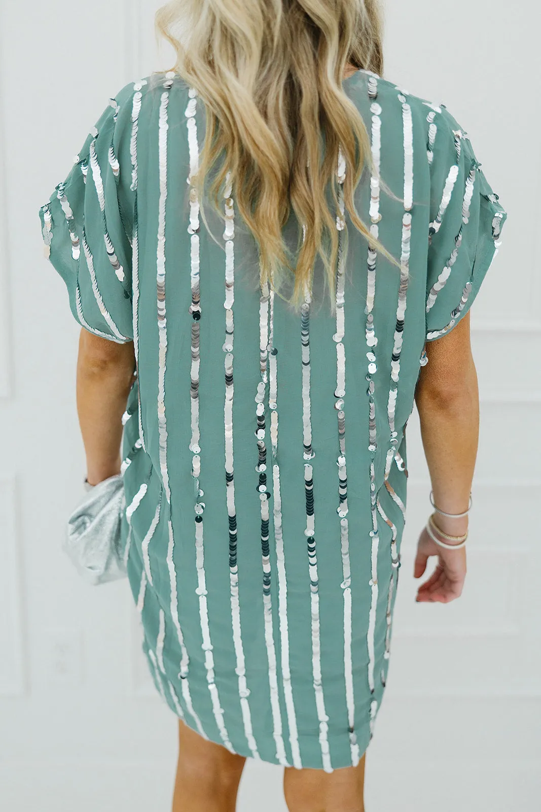 Lorena Mini Dress - Dusty Sage