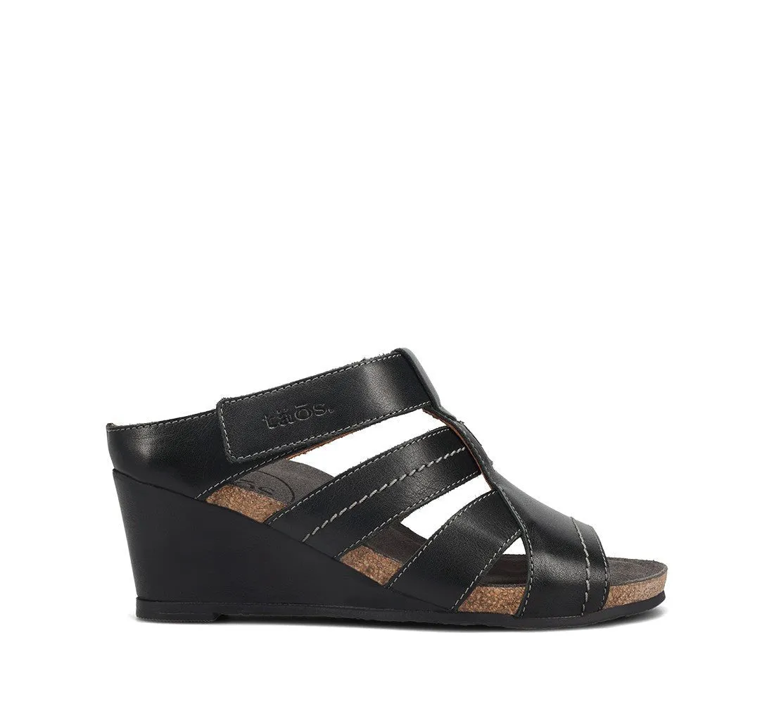 Lydia | Leather | Black