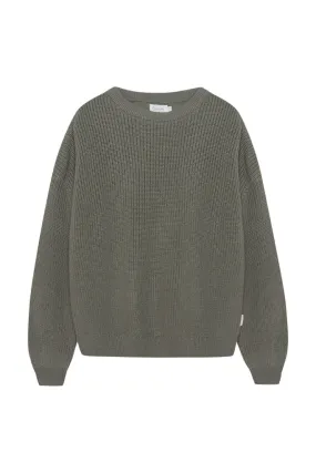 Mini-Me Chunky Knit 'green' aus Bio-Baumwolle für Frauen