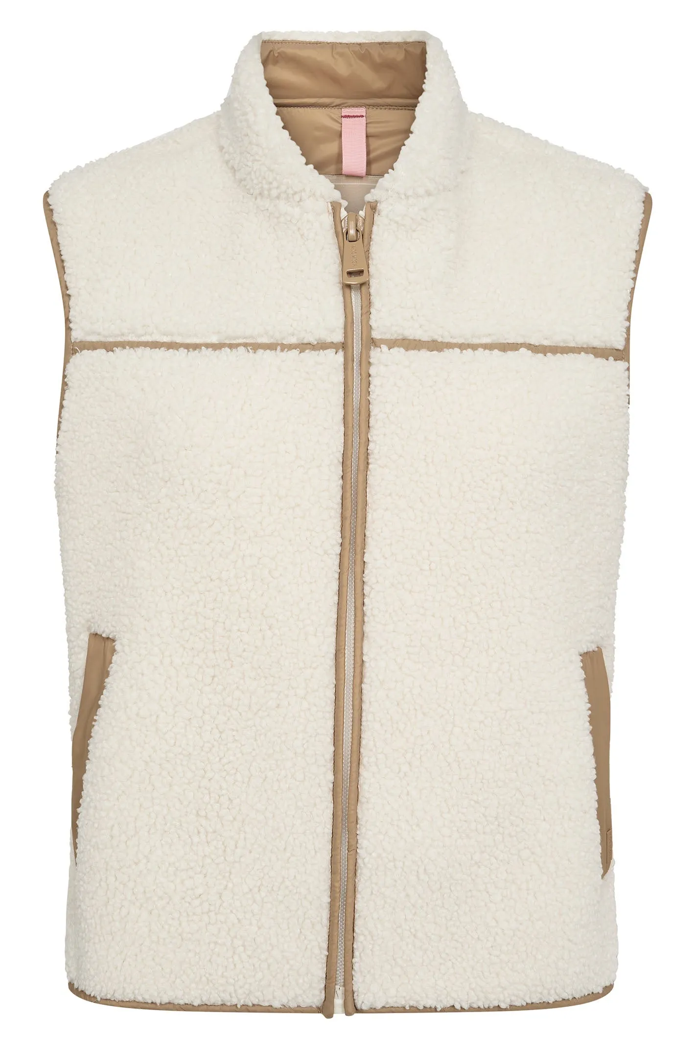 Mos Mosh 165230 Ecru Cream Rowe Teddy Waistcoat Gilet