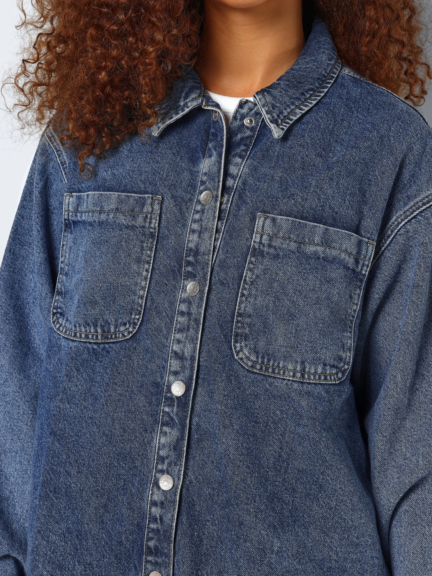 Noisy May - Alva Denim Shacket