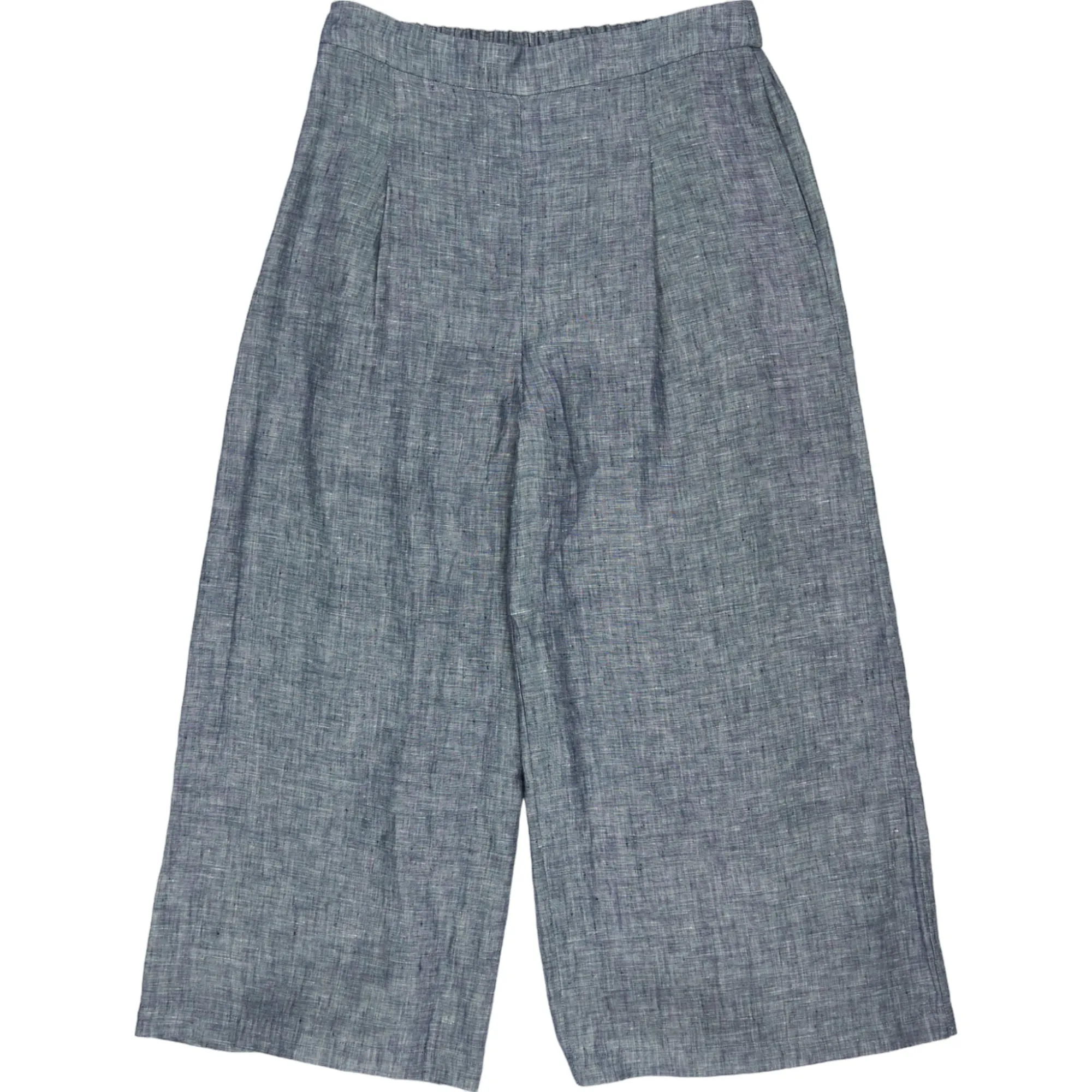 NRBY Blue Linen Culottes Trousers